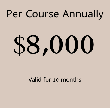 Per Course Annually