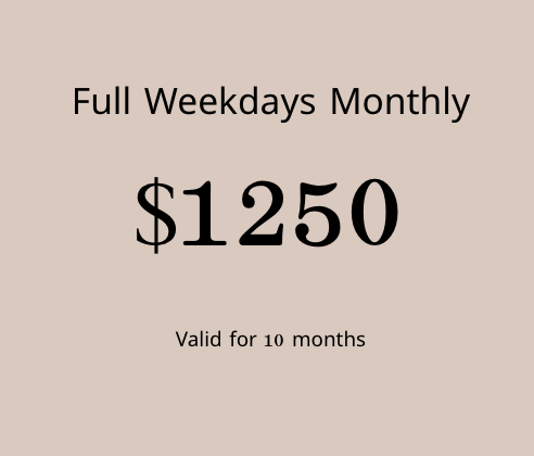 Full Day Monthly